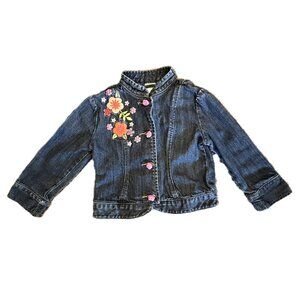 Girl's Gymboree Embroidered Jean Jacket Size 3